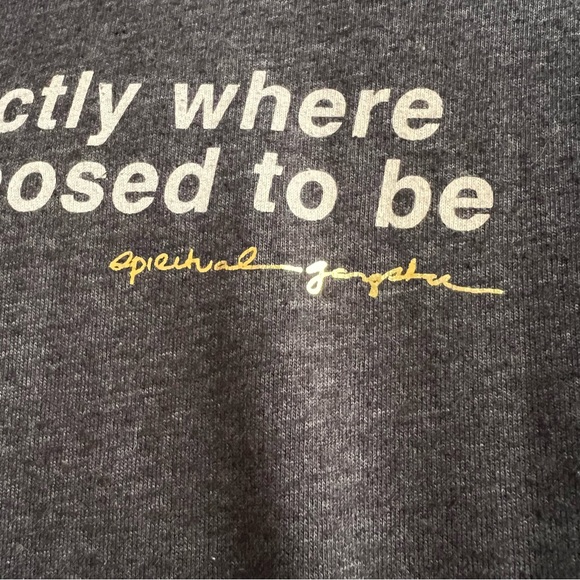 Spiritual Gangster Exactly Where You're Supposed To Be Graphic Tee Small Sz S - Picture 5 of 10